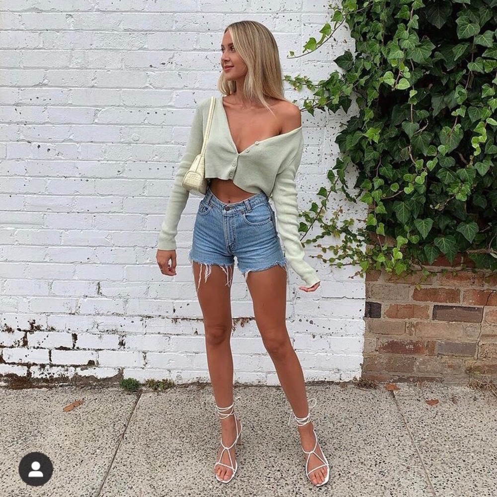 SOLD - Princess Polly cropped cardigan